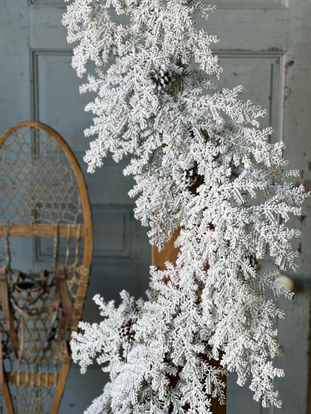 Snowy Hemingway Fir Garland | 6'