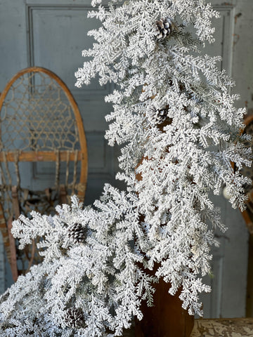 Snowy Hemingway Fir Garland | 6'