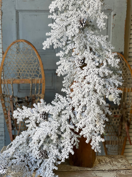 Snowy Hemingway Fir Garland | 6'