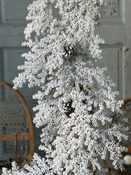 Snowy Hemingway Fir Garland | 6'