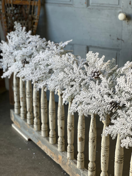 Snowy Hemingway Fir Garland | 6'