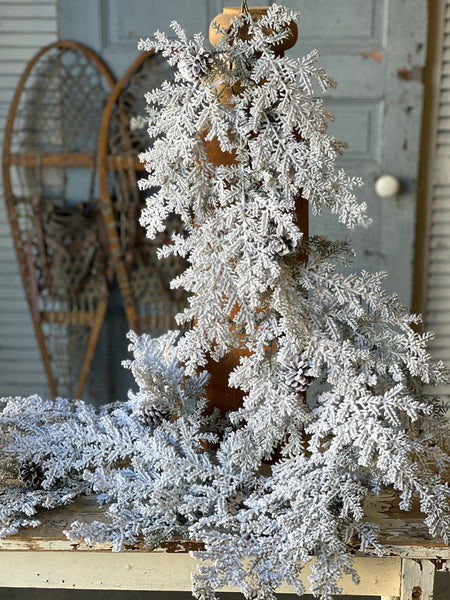Snowy Hemingway Fir Garland | 6'