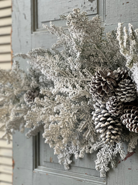 Snowy Hemingway Fir Swag | 43" | Limited Stock - Last 42pcs!
