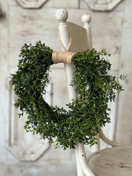 New England Boxwood Hanging Wreath | 11.5" | NOT CURRENTLY IN STOCK-New For Spring 2027!