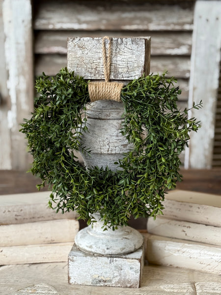 New England Boxwood Hanging Wreath | 11.5" | NOT CURRENTLY IN STOCK-New For Spring 2027!