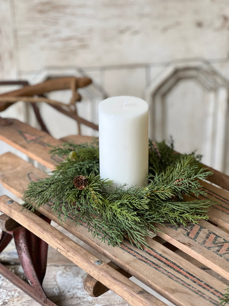 Telluride Spruce Candle Ring | 10" | SOLD OUT