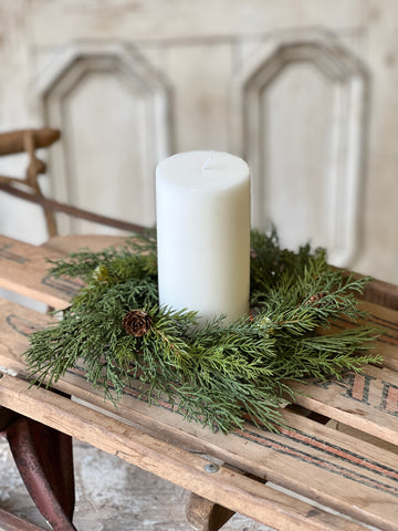 Telluride Spruce Candle Ring | 10" | SOLD OUT