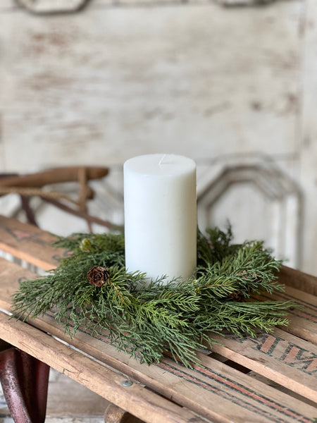 Telluride Spruce Candle Ring | 10" | SOLD OUT
