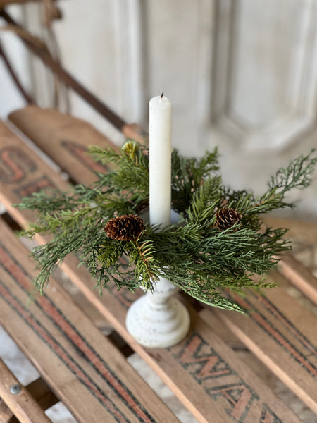 Telluride Spruce Candle Ring | 2"