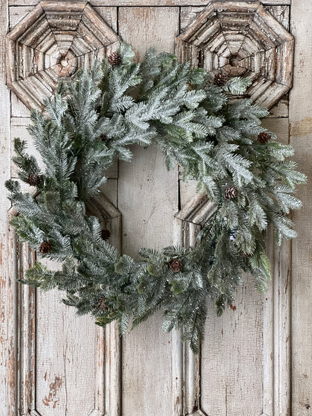 Icy Wild Wilderness Wreath | 24" | CLEAN UP SPECIAL!  From $9.95 - Last 36pcs!