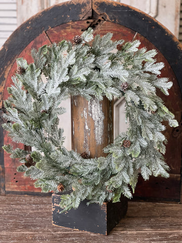 Icy Wild Wilderness Wreath | 24" | CLEAN UP SPECIAL!  From $9.95 - Last 36pcs!