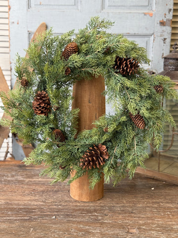 Longhope Cedar Wreath | 24" | NOT CURRENTLY IN STOCK-New For Holiday 2026!