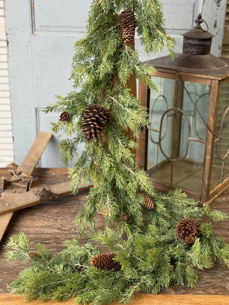 Longhope Cedar Garland | 6' | NOT CURRENTLY IN STOCK-New For Holiday 2026!