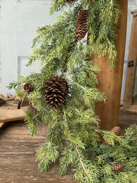 Longhope Cedar Garland | 6' | NOT CURRENTLY IN STOCK-New For Holiday 2026!