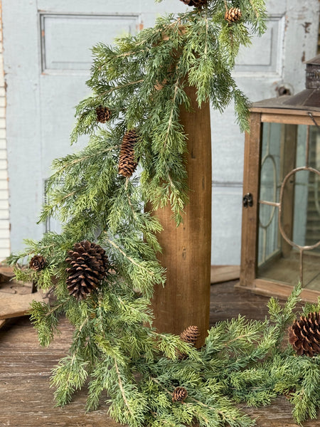 Longhope Cedar Garland | 6' | NOT CURRENTLY IN STOCK-New For Holiday 2026!