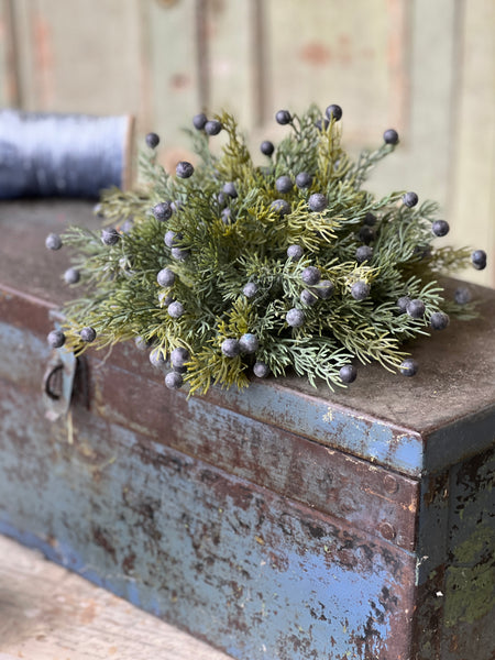 Midnight Juniper Half Sphere | 12"