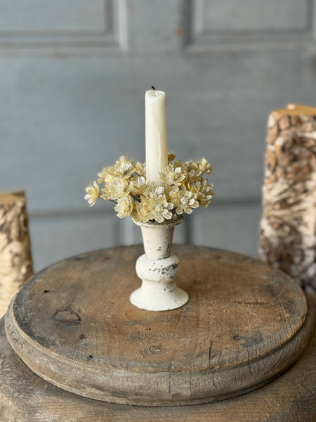 Diamond Dust Candle Ring | 4” | NOT CURRENTLY IN STOCK-New For Holiday 2026!