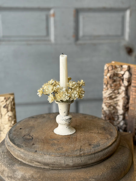 Diamond Dust Candle Ring | 4” | NOT CURRENTLY IN STOCK-New For Holiday 2026!