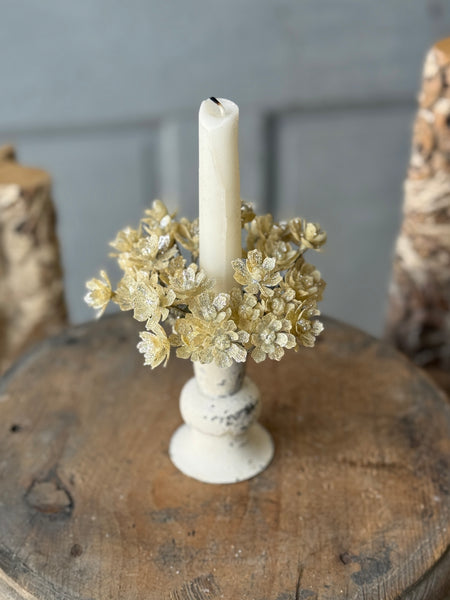 Diamond Dust Candle Ring | 4” | NOT CURRENTLY IN STOCK-New For Holiday 2026!