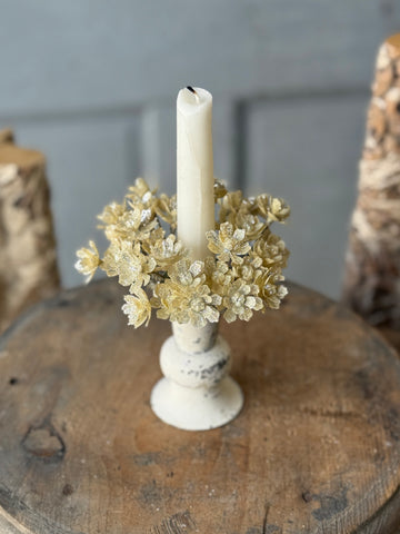 Diamond Dust Candle Ring | 4” | NOT CURRENTLY IN STOCK-New For Holiday 2026!