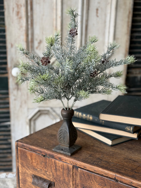 Glitter Laced Cedar Bush | 19" | NOT CURRENTLY IN STOCK-New For Holiday 2026!
