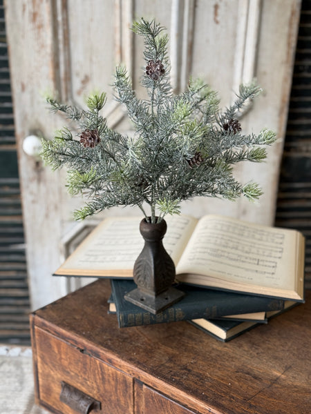 Glitter Laced Cedar Bush | 19" | NOT CURRENTLY IN STOCK-New For Holiday 2026!