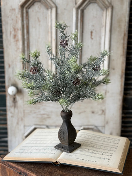 Glitter Laced Cedar Bush | 19" | NOT CURRENTLY IN STOCK-New For Holiday 2026!