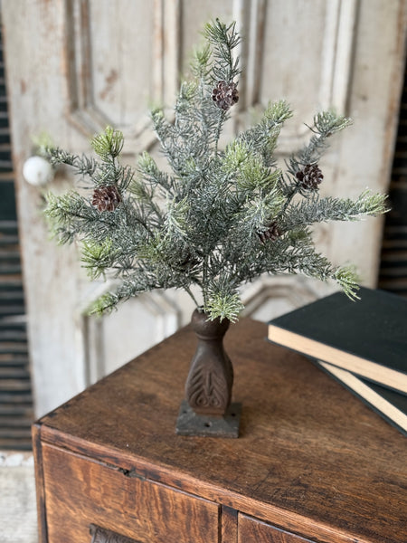 Glitter Laced Cedar Bush | 19" | NOT CURRENTLY IN STOCK-New For Holiday 2026!