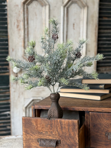 Glitter Laced Cedar Bush | 19" | NOT CURRENTLY IN STOCK-New For Holiday 2026!