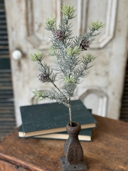 Glitter Laced Cedar Pick | 20" | NOT CURRENTLY IN STOCK-New For Holiday 2026!