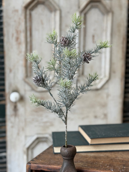 Glitter Laced Cedar Pick | 20" | NOT CURRENTLY IN STOCK-New For Holiday 2026!