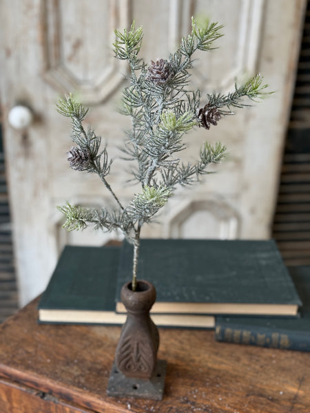 Glitter Laced Cedar Pick | 20" | NOT CURRENTLY IN STOCK-New For Holiday 2026!