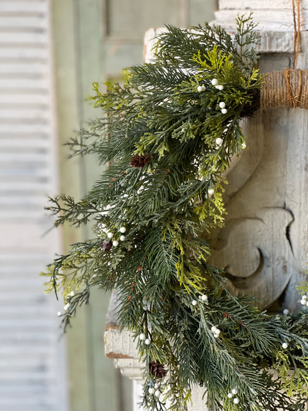 Starry Night Cedar Wreath | 16" | SOLD OUT