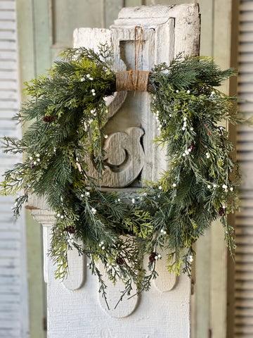 Starry Night Cedar Wreath | 16" | SOLD OUT