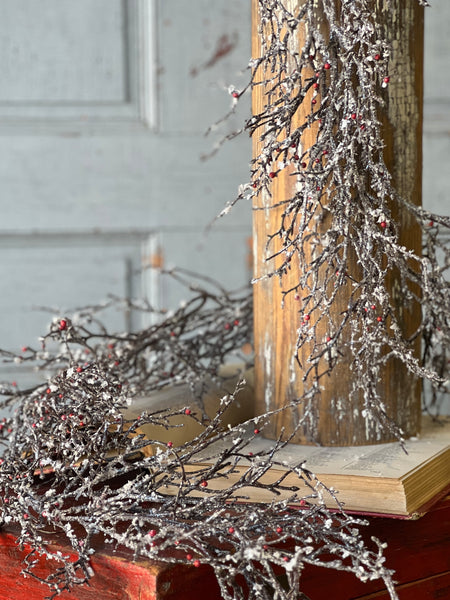 Star Struck Berry Branch Garland | 6' | NEW CLOSEOUT + CLEAN UP SPECIAL!  From $7.80 - Last 30pcs!
