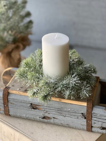 Icy Valdez Pine Candle Ring | 8" | SOLD OUT