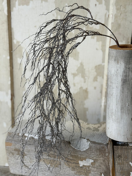 Silvered Strands Hanging Vine | 44" | NOT CURRENTLY IN STOCK-New For Holiday 2026!