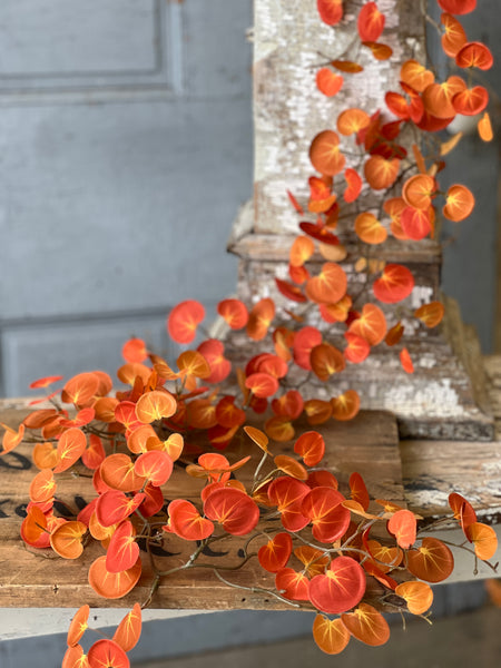 Setting Sun Leaves Garland | 6'