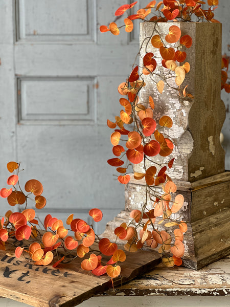 Setting Sun Leaves Garland | 6'