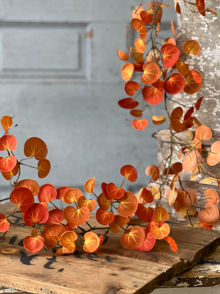 Setting Sun Leaves Garland | 6'