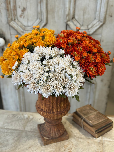 Comrade Mum Bush | 15.5" | Flame | NOT CURRENTLY IN STOCK-New For Holiday 2026!