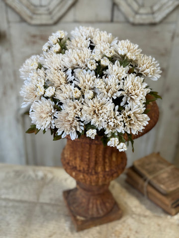 Comrade Mum Bush | 15.5" | Cream | NOT CURRENTLY IN STOCK-New For Holiday 2026!