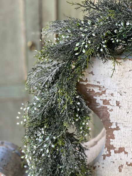 Shimmering Cedar Garland | 6'