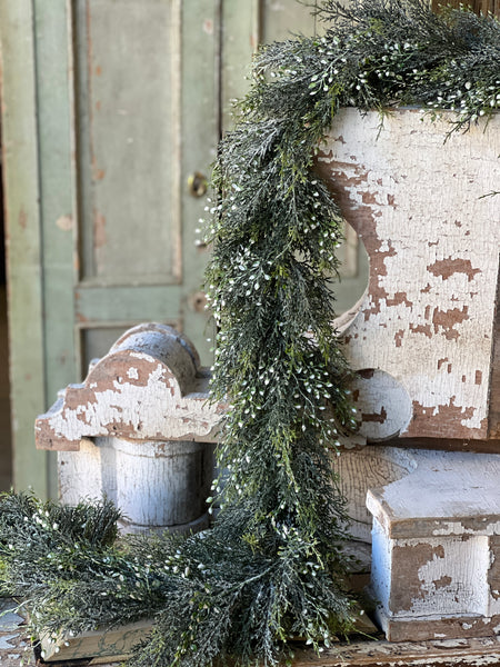 Shimmering Cedar Garland | 6'