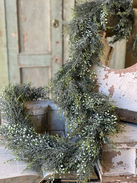 Shimmering Cedar Garland | 6'