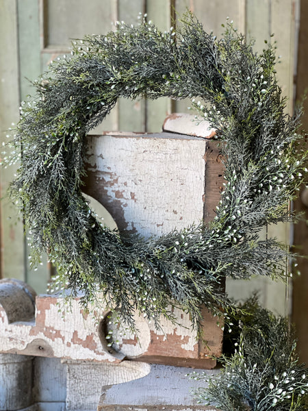 Shimmering Cedar Wreath | 22" | Limited Stock - Last 20pcs!