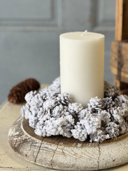 Snow Creek Cone Candle Ring | 7” | NOT CURRENTLY IN STOCK-New For Holiday 2026!