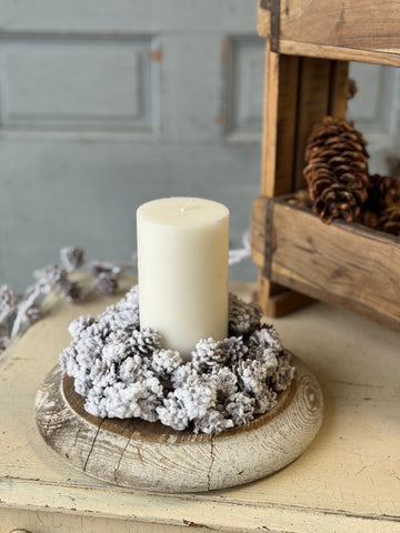 Snow Creek Cone Candle Ring | 7” | NOT CURRENTLY IN STOCK-New For Holiday 2026!