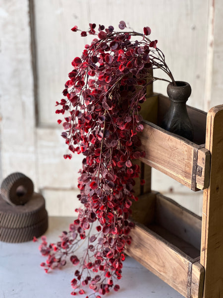 Rushing Red Leaves Hanging | 30" | NEW CLOSEOUT!  From $3.95