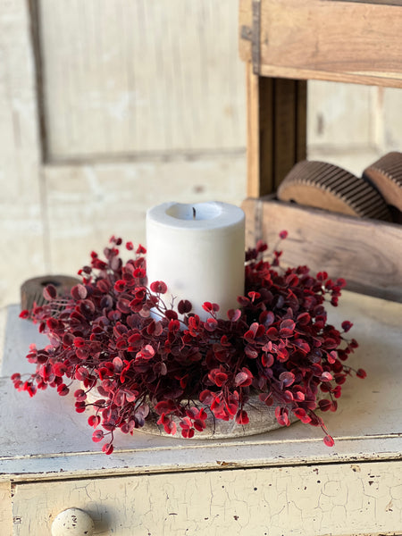 Rushing Red Leaves Candle Ring | 14" | SOLD OUT